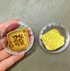 Pegatinas de Teléfono de Oro Puro Pegatinas de Teléfono de Oro de 2 mg Regalos Culturales y Creativos para Transmisiones en Vivo Pequeños Regalos para Tiendas Físicas Fuente Mayorista