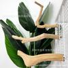 Pájaro madera de peral natural estación barra pájaro percha madera transfronteriza explosiones accesorios jaula pájaro loro estación barra fábrica directa en stock