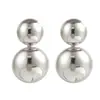 Brincos de Metal Brilhantes Simples Mais Vendidos Transfronteiriços Brincos de Moda Exagerados Europeus e Americanos Venda Quente de Comércio Exterior Brincos Personalizados Atacado