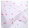 Papel de regalo minimalista a rayas con alto atractivo estético, papel de regalo para el Día de San Valentín, papel de seda con estampado de lunares y estrellas al por mayor