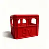 Caja de Almacenamiento de Baterías Apilable Estilo Marco de Cerveza Impresa en 3D para Baterías Aa, Aaa, 18650, 21700, 9V