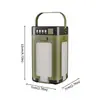 Luz Led de Camping Modelo Nuevo Transfronteriza Carga Solar Portátil para Exteriores Gancho de Cuatro Hojas Multifuncional Luz para Tienda de Campaña