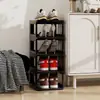 Zapatero simple desmontable de múltiples capas para entrada de casa, zapatero estrecho para pasillo, zapatero para dormitorio, zapatero para vivienda de alquiler