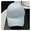 Gorra de Béisbol Americana de Ala Suave con Letras Desgastadas para Hombres y Mujeres, Gorra de Pico de Marca de Moda que Hace que la Cara Parezca Más Pequeña, Gorra Bordada