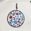 Porta-copos Cerâmicos Domésticos com Padrão Retrô, Tapetes Isolantes de Calor e Antiderrapantes para Panelas, Produção Atacadista de Fabricante de Produtos Antiderrapantes e Isolantes de Calor
