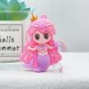 Pingente Chaveiro Criativo Fofo de Sereia Princesa Sereia Chaveiro de Carro Chaveiro de Bolsa