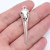 44x 10mm 3.7g Accesorios para collar pulsera DIY Colgante de pico de calavera Gótico