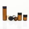 Botella pequeña de perfume de té oscuro de 2 ml, botella de aceite esencial de Taiwán de 1 ml, botella vacía de cosmético de 5 ml