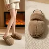 Nuevas pantuflas de pata de gato 2026, pantuflas de interior forradas de felpa para invierno, pantuflas de algodón esponjoso, cálidas, antideslizantes, lindas y perfectas para un look femenino