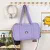 Bolsa Tote Anime Grande Capacidade Estilo Japonês Gato Fofo Estilo Universitário Bolsa de Ombro Versátil Moda Tendência Bolsa Transversal