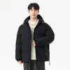 2025 Nova Jaqueta de Algodão Inverno Forrada com Lã Espessada Roupas de Algodão para Exterior Masculina Estilosa Casual Versátil Tendência Casaco Grosso