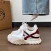 Zapatillas Deportivas Retro de Cuero con Suela Gruesa para Aumentar la Altura, Zapatos Casuales para Primavera y Otoño 2025, Zapatillas de Entrenamiento Alemanas, Zapatos Deportivos, Zapatos de Papá, Modernos