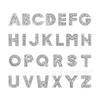 Acessórios de letra inglesa 10mm Tira de letra de strass Joias de letra de liga Tira de pulso de letra DIY Coleira