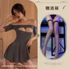 Lencería sexy, pijama sexy con transparencias, tentación uniforme, camisón sin extracción, conjunto de deseo ardiente y puro 484