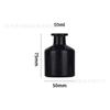 No ignífugo Botella de Aromaterapia Barriga Grande Botella Vacía Vidrio Transparente Botella Pequeña Flor Seca Planta Aroma Aceite Esencial Varilla Volátil Botella de Aroma