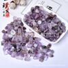 Aurora 23 cascalho roxo cabelo amarelo Super Seven Crystal cascalho tanque de peixes pedra pote decoração bens transfronteiriços