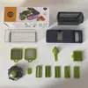 Herramienta Multifuncional para Cortar Verduras Cocina Cortador en Cubos Rebanador Rallador Triturador Cortador de Verduras Picador de Cebolla y Papa Cortado en Cubos
