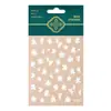 Redanco5D Embutido Popular Adesivos para Nail Art Flor Branca Adesivos 3D para Unhas Acessórios para Diário Dr1613