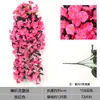 Enredadera de Flores Artificiales, Flor Falsa para Decoración de Sala de Estar, Cesta Colgante, Flor de Campanilla Montada en Pared, Decoración de Pared de Campanilla