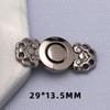 Hebilla Metálica Cheongsam Estilo Retro Chino Hanfu Traje Tang Hebilla Madre Hebilla Desmontable Jeans Cintura Artefacto Ajustado