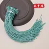 Anel de puxar tecido à mão bobina aberta acessórios de cordão de colar DIY puxar em volta da bobina cor sólida anel de puxar falso atacado