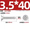 Tornillos Autorroscantes Avellanados Gb846 Acero Inoxidable 304 Cabeza Plana Phillips Tornillos para Madera Extendidos M2.9M3.5M4.2M5.5