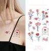 Pegatinas de tatuaje de mariposa coloridas populares transfronterizas, duraderas e impermeables, para deslumbrantes actuaciones de mariposas y maquillaje en los brazos y rostros de las niñas