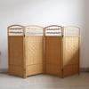 Paja tejido jardín de infantes niños pantalla divisor área plegable pantalla pequeña barra de decoración área de actividad móvil diseño de esquina