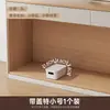 Caja de Almacenamiento de Escritorio con Tapa Contenedor de Almacenamiento Cesta de Almacenamiento de Plástico Organizador a Prueba de Polvo para Estudiantes Snacks Caja de Almacenamiento Estilo Japonés Escritorio