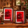 Marco de Fotos de Año Nuevo Año del Caballo 2026 Decoración de Año Nuevo Festival de Primavera Sala de Estar Adornos de Panal Arreglo de Escena de Entrada Interior