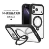 Adequado para iPhone 17 Capa de Telefone Transparente Magsafe Sucção Magnética Apple 18 Pro Max Suporte Capa de Telefone
