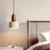 Luminária de pendente de cabeceira operada manualmente e ajustável em mármore espanhol com 6 novos designs de botão, luminária de entrada de luxo de alta qualidade minimalista italiana, vidro