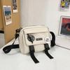 Verano 2024 Nuevo Estilo Universitario Japonés Lindo Versátil Casual Estudiante Chica Personalizado Cierre Bolso Pequeño Bolso de Mujer