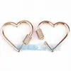 Acessórios de joias DIY cobre puro micro cravejado zircônia luxo parafuso pode abrir e fechar fivela de pulseira e colar
