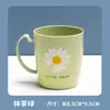 Taza para Cepillarse los Dientes Hd para el Hogar de Aspecto Atractivo para Niños Taza Gruesa de Gran Capacidad para Cepillos de Dientes de Plástico Taza de Enjuague Bucal de Gama Alta con Asa