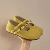Zapatos de media pantufla cerrados estilo Birkenstock populares para mujer, para uso exterior en otoño, nuevo estilo 2026, con plataforma gruesa interior que aumenta la altura, Mary Janes planos para mujer