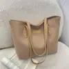 Bolso Grande de Estilo Coreano 2026 Primavera Nuevo Bolso de Hombro para Mujer para el Trabajo Bolso Tote de Mano Simple y a la Moda