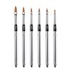 Conjunto de Pincéis para Ferramentas de Manicure, Caneta para Manicure, Caneta Portátil para Fototerapia, Pincel para Pintura com Cabo Longo, Caneta Japonesa para Puxar Linhas, Caneta para Pontilhar