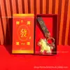 Colgante Llavero de Oro Puro 999 "Dinero en Camino", Venta Directa de Fábrica, Personalizable, Personalización al por Mayor, Cantidad Mínima de Pedido Baja
