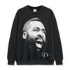 Camiseta Estampada Simple de James Harden Transfronteriza Estilo Americano Retro Vintage Holgada Peso Pesado Casual Manga Corta Ins Trendy