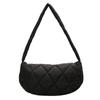 Bolsa Crossbody de Grande Capacidade Transfronteiriça Feminina 2024 Nova Moda Outono e Inverno Bolsa de Bolinho de Massa Casual All-match Bolsa de Ombro