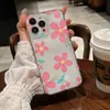 Suave y Linda Pintada a Mano Rosa Cereza Fresca Ilustración Funda Protectora Transparente para Teléfono Móvil Iphone18Pm Funda Anticaídas Apple 17