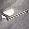 Soporte de Papel de Cocina de Acero Inoxidable Soporte de Papel Higiénico Soporte de Papel Higiénico sin Taladro Estante de Almacenamiento para Baño Baño Papel Higiénico de Pared