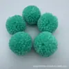 Pompones de cachemira de colores, pompones de hilo de 3 cm de grosor, accesorios para ropa y bolsos, bolas de felpa de poliéster y acrílico