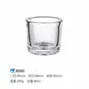 Atacado Aromaterapia Copo Vazio Transparente Engrossado Simples Castiçal Caseiro Copo De Vela Recipiente De Vidro De Vela Doméstica