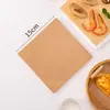 Papel de silicone retangular antiaderente de dupla face para assar bolos e pães no forno, air fryer e micro-ondas
