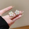 Brincos de Flor Super Fada Populares e Modernos High-End Niche Brincos de Verão Novos Brincos da Moda para Mulheres