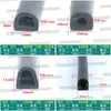 Tira de espuma de goma EPDM tipo D con adhesivo para sellado anticolisión de puertas de gabinetes y tira a prueba de polvo para equipos mecánicos