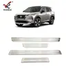 Adecuado para Tiras Decorativas de Umbral de Puerta Exterior Modificadas para X-Trail 21-22, Pedales de Pie Anti-Rayaduras, Tiras Decorativas de Pedal de Bienvenida de Acero Inoxidable