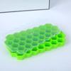 Favo de mel Gelo Fazendo Cubo de Gelo de Silicone com Cobertura Molde de Gelo Molde de Cubo de Gelo Fácil Desmoldagem Rápido Congelado Diamante Favo de Mel Ice Cube Ice Maker